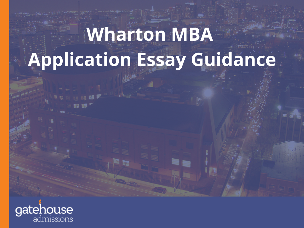 mba admission wharton essays